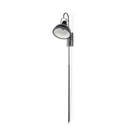 Tazb II 13x62 Black Metal Conical Shade Wall Sconce from Mercana - Luna Furniture