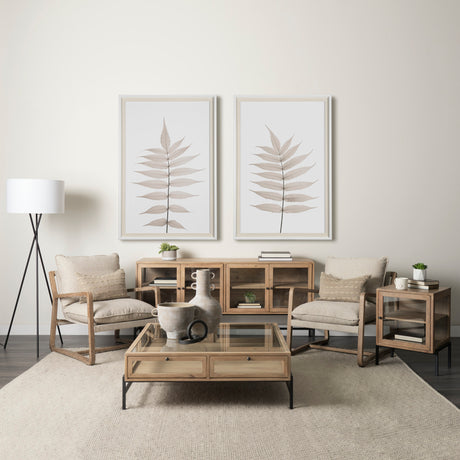 Lithe Leaves by Assaf Frank a Framed Art Print Matted under Glass from Mercana - Luna Furniture