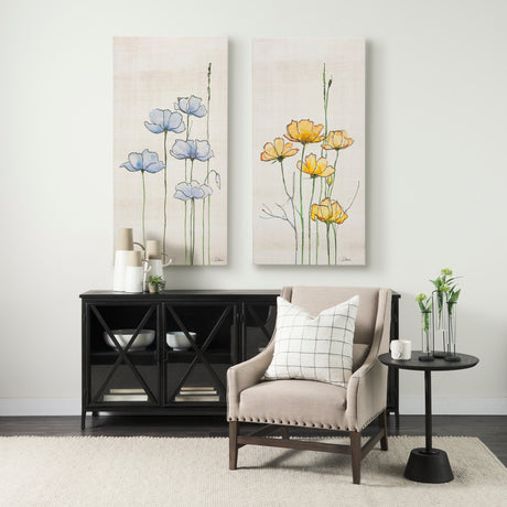 Meadow flowers III by Mercana Studio a Hand Embellished Textured Canvas from Mercana - Luna Furniture