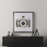 Retro Camera I by Mercana Studio a Hand Embellished Textured Framed Photo Art Print Matted under Gla from Mercana - Luna Furniture