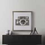 Retro Camera II by Mercana Studio a Hand Embellished Textured Framed Photo Art Print Matted under Gl from Mercana - Luna Furniture