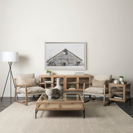 AWHC Barn 1 by Chris Dunker a Framed Photo Art Print Matted under Glass from Mercana - Luna Furniture