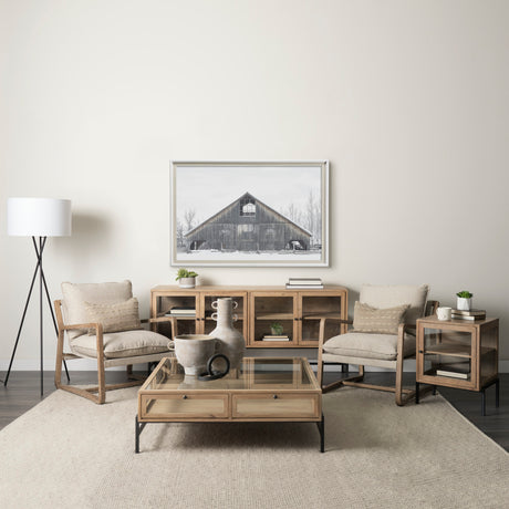AWHC Barn 2 by Chris Dunker a Framed Photo Art Print Matted under Glass from Mercana - Luna Furniture