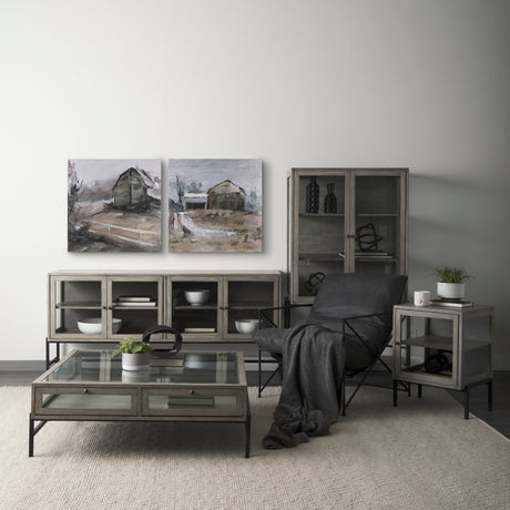 Late Autumn in Countryside I by Mercana Studio a Hand Embellished Textured Canvas from Mercana - Luna Furniture