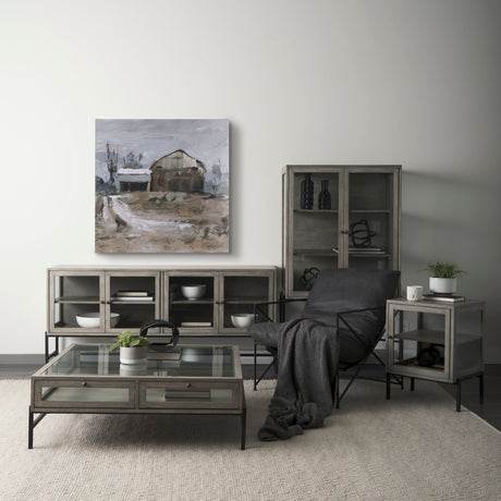 Late Autumn in Countryside II by Mercana Studio a Hand Embellished Textured Canvas from Mercana - Luna Furniture