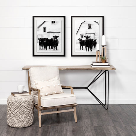 Standing Around II by Ethan Harper a Hand Embellished Textured Framed Photo Art Print Matted under G from Mercana - Luna Furniture