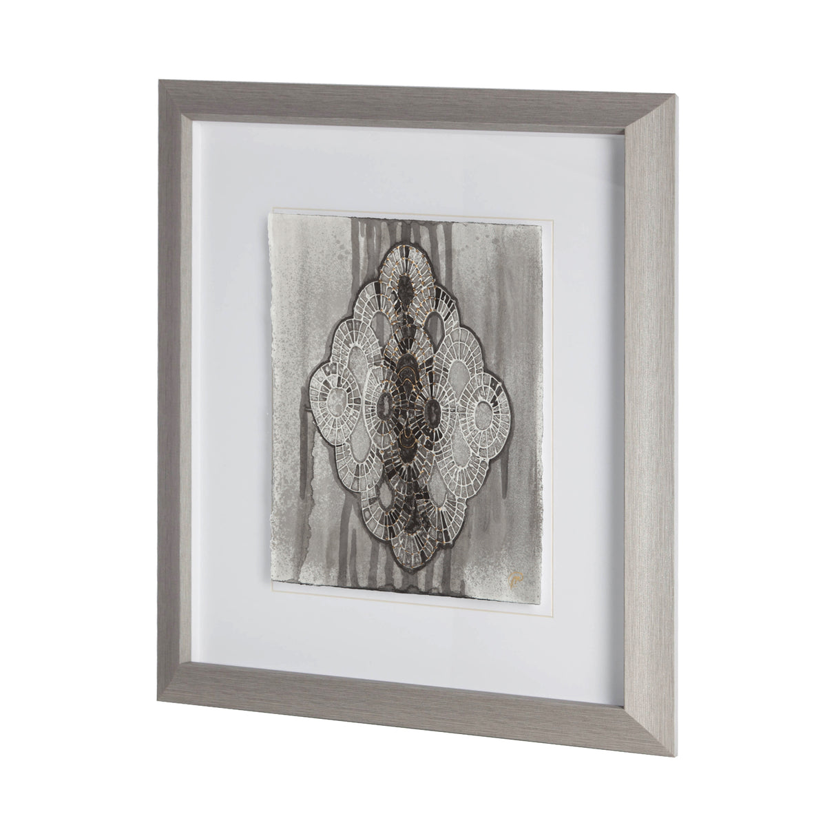India Pattern I by Studio M a handmade Original Framed Artwork under Glass from Mercana - Luna Furniture
