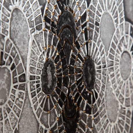 India Pattern I by Studio M a handmade Original Framed Artwork under Glass from Mercana - Luna Furniture