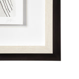 Custom Abstract Logic II by June Vess a Framed Art Print Matted under Glass from Mercana - Luna Furniture