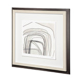 Custom Abstract Logic III by June Vess a Framed Art Print Matted under Glass from Mercana - Luna Furniture