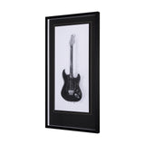 Guitar I by Mercana Studio a Hand Embellished Textured Framed Art Print Matted under Glass from Mercana - Luna Furniture