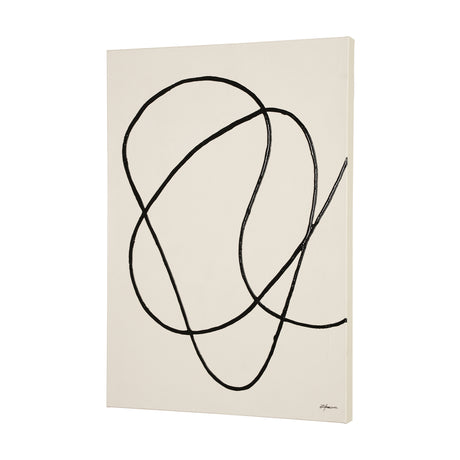 Mess II by Studio M a Hand Embellished Canvas Print from Mercana - Luna Furniture