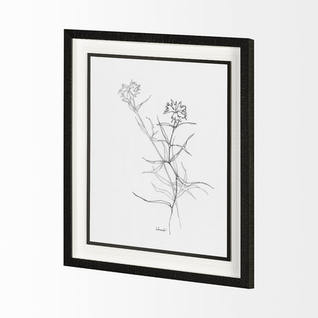 Arrangement II by Hiraki a Framed Art Print Matted under Glass from Mercana - Luna Furniture