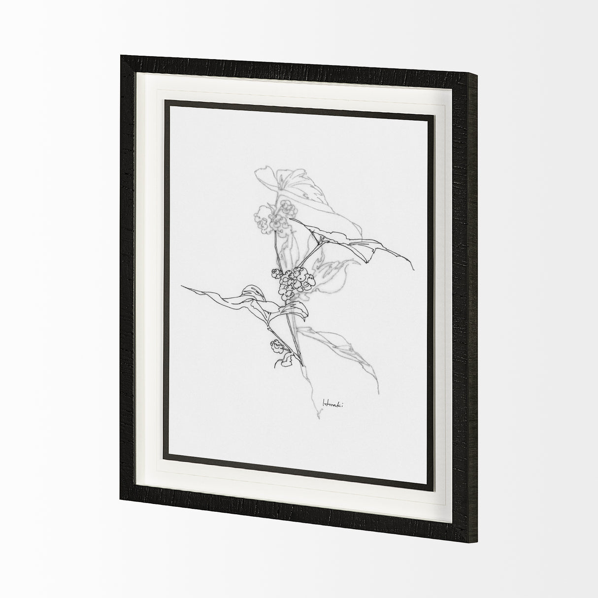 Arrangement III by Hiraki a Framed Art Print Matted under Glass from Mercana - Luna Furniture