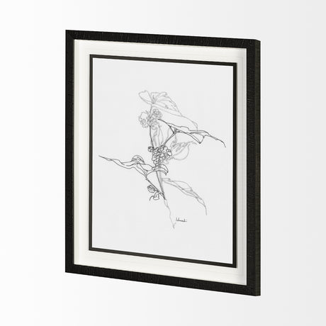 Arrangement III by Hiraki a Framed Art Print Matted under Glass from Mercana - Luna Furniture