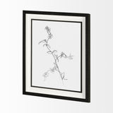 Arrangement V by Hiraki a Framed Art Print Matted under Glass from Mercana - Luna Furniture