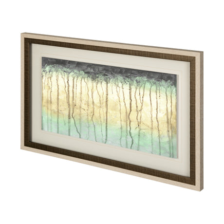 Treeline Light II by Jennifer Goldberger Hand Embellished Framed Art Print Matted under Glass from Mercana - Luna Furniture