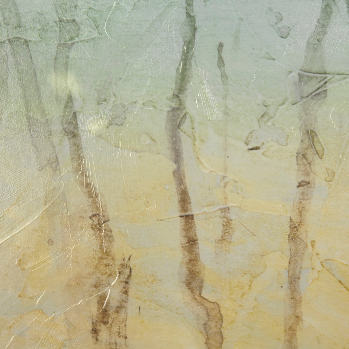 Treeline Light I by Jennifer Goldberger Hand Embellished Textured Framed Art Print Matted under Glas from Mercana - Luna Furniture