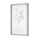 Summer Cotton III by Chris Paschke a Hand Embellished Textured Framed Art Print Matted under Glass from Mercana - Luna Furniture