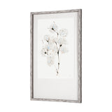 Summer Cotton IV by Chris Paschke a Hand Embellished Textured Framed Art Print Matted under Glass from Mercana - Luna Furniture