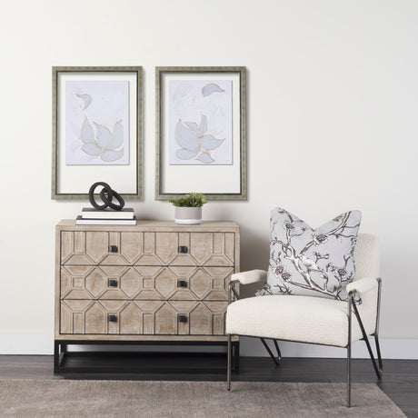 Interplay I by Mercana Studio a Hand Embellished Textured Framed Art Print Matted under Glass from Mercana - Luna Furniture