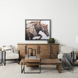 Bold Equine - Run by Mercana Studio a Hand Embellished Textured Framed Photo Art Print Matted under from Mercana - Luna Furniture