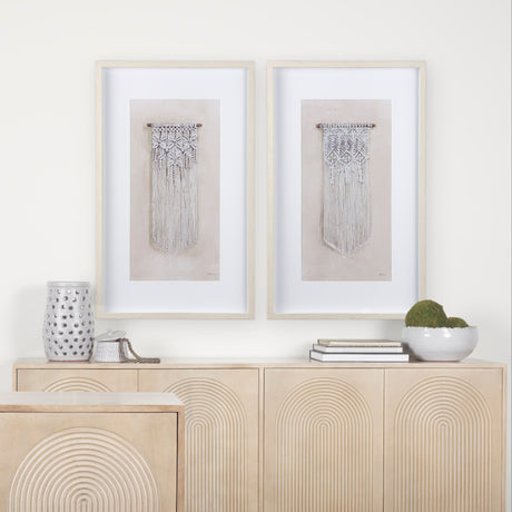 Dream Weaver I by Mercana Studio a Hand Embellished Textured Framed Art Print Matted under Glass from Mercana - Luna Furniture