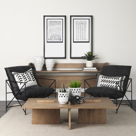 Lines I by Studio M a handmade Original Framed Artwork under Glass from Mercana - Luna Furniture
