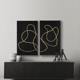 Mess IV by Studio M a Hand Embellished Canvas Print from Mercana - Luna Furniture