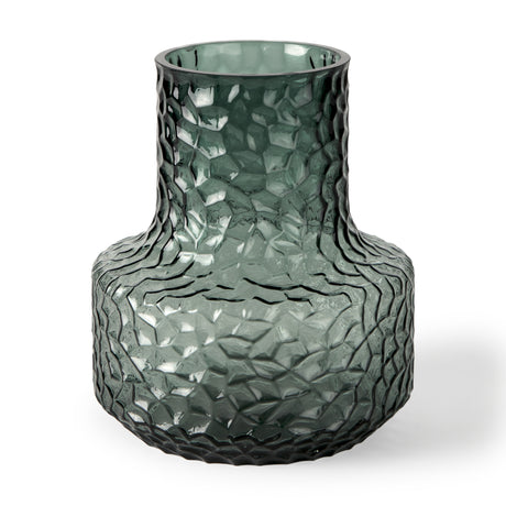 Jolene 7" Green Waterglass Glass Vase from Mercana - Luna Furniture