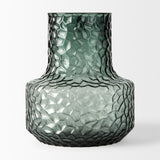 Jolene 7" Green Waterglass Glass Vase from Mercana - Luna Furniture