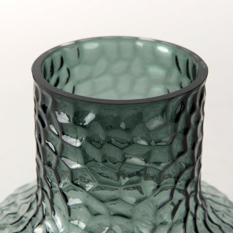 Jolene 7" Green Waterglass Glass Vase from Mercana - Luna Furniture