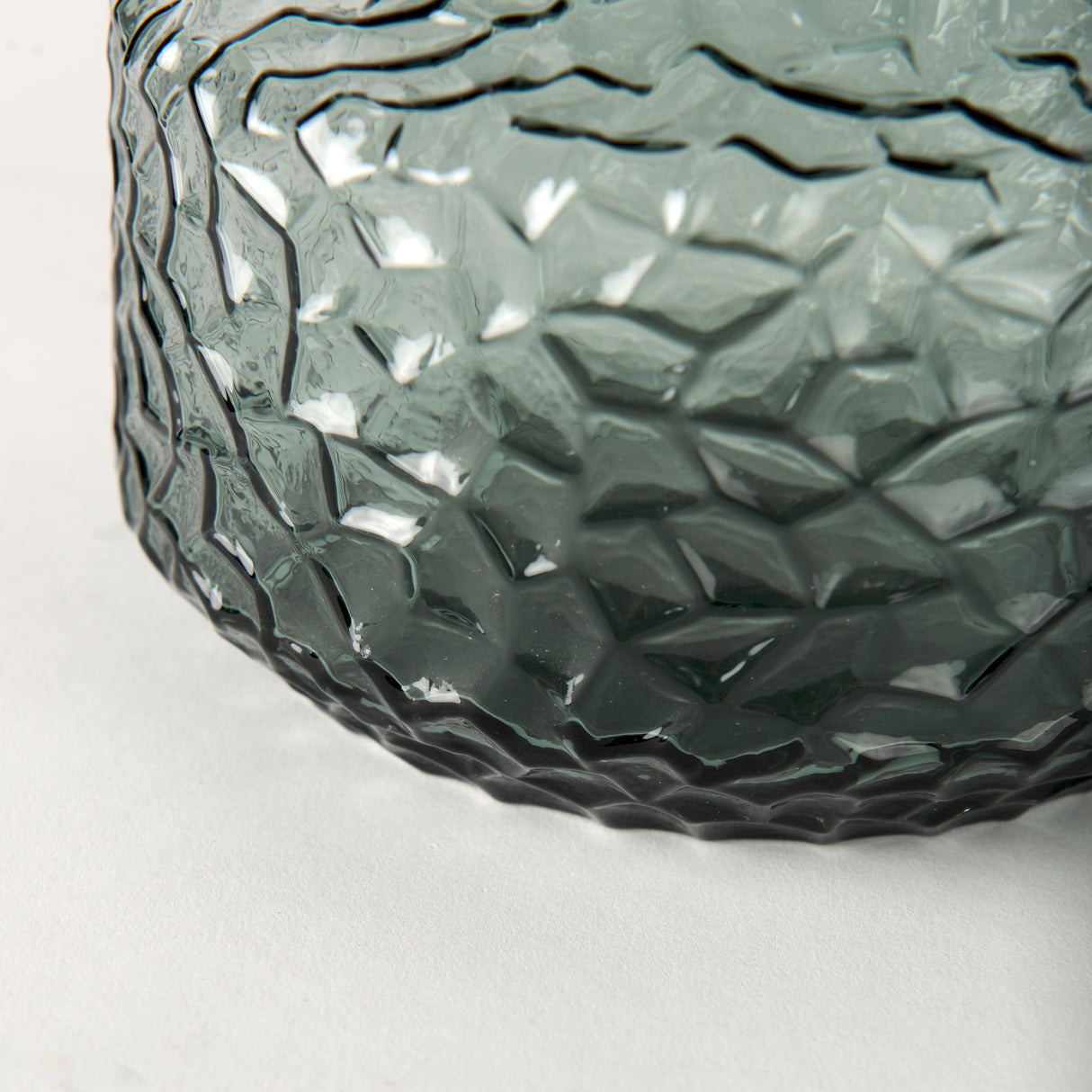 Jolene 7" Green Waterglass Glass Vase from Mercana - Luna Furniture
