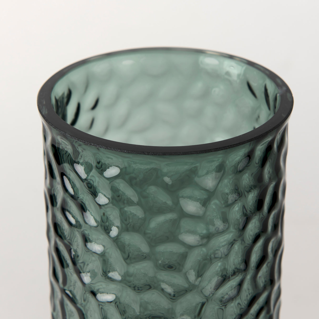 Jolene 11.8" Green Waterglass Glass Vase from Mercana - Luna Furniture