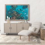Anthony Quinn Bay by Michele Falzone a Hand Embellished Textured Framed Photo Art Print Matted under from Mercana - Luna Furniture