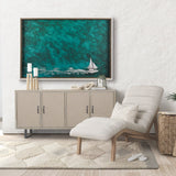 Hobie Sailing by Mercana Studio a Hand Embellished Textured Framed Photo Art Print Matted under Glas from Mercana - Luna Furniture