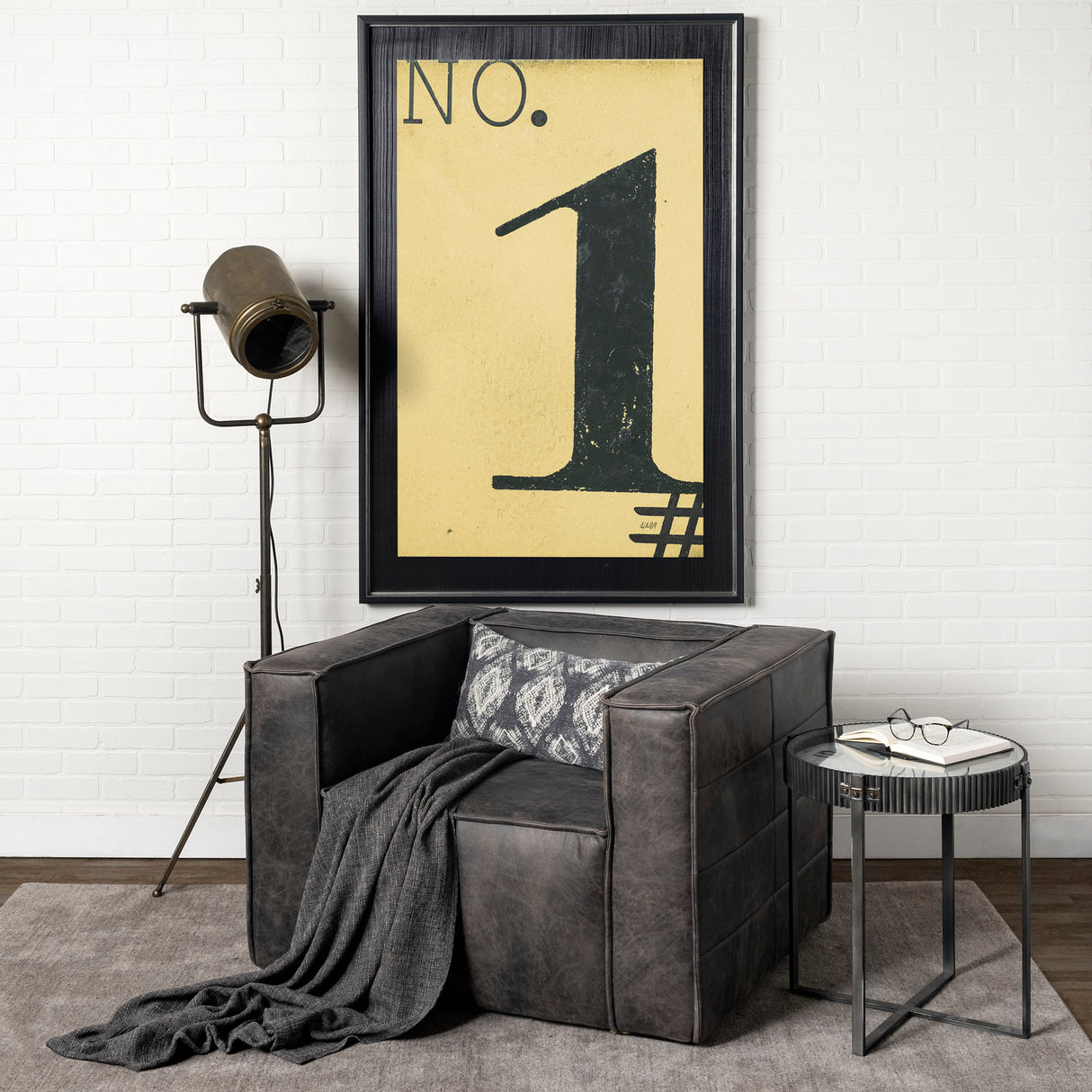 Value Collector 1 by Mercana Studio a Hand Embellished Textured Framed Art Print from Mercana - Luna Furniture