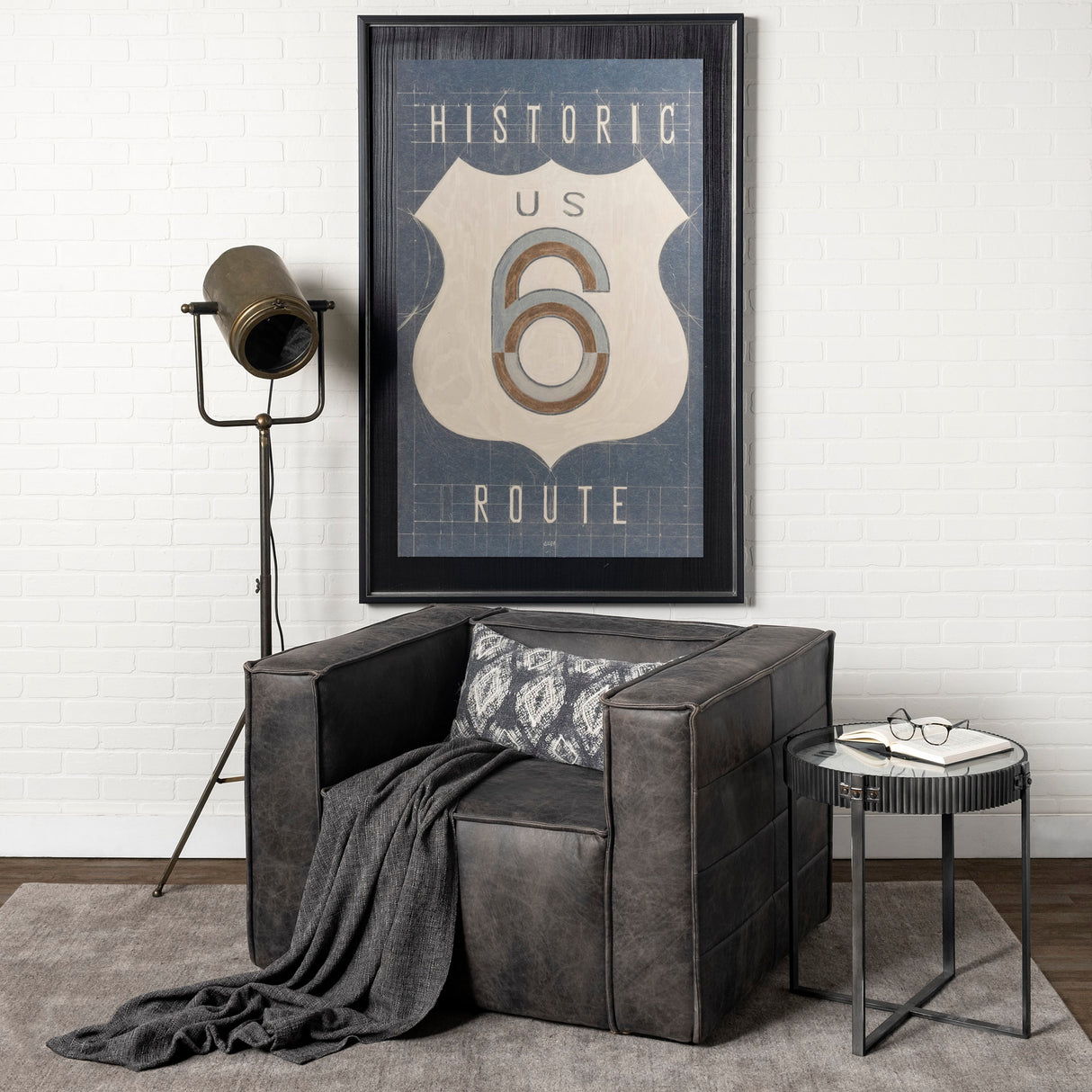 Value Collector 6 by Mercana Studio a Hand Embellished Textured Framed Art Print from Mercana - Luna Furniture