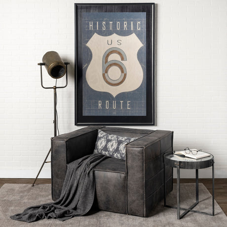 Value Collector 6 by Mercana Studio a Hand Embellished Textured Framed Art Print from Mercana - Luna Furniture