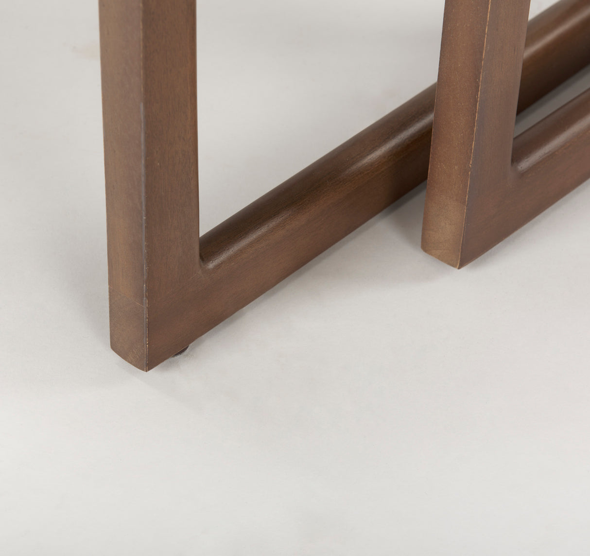 Grier Set of 2 Medium Brown Solid Wood w/ Cane Nesting Accent Tables from Mercana - Luna Furniture
