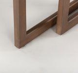 Grier Set of 2 Medium Brown Solid Wood w/ Cane Nesting Accent Tables from Mercana - Luna Furniture