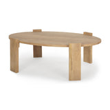 Evelyn Light Brown Oblong Coffee Table from Mercana - Luna Furniture