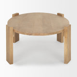 Evelyn Light Brown Oblong Coffee Table from Mercana - Luna Furniture