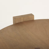 Evelyn Light Brown Round End/Side Table from Mercana - Luna Furniture