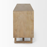 Grier 72" Light Brown Solid Wood W/ Cane Sideboard from Mercana - Luna Furniture