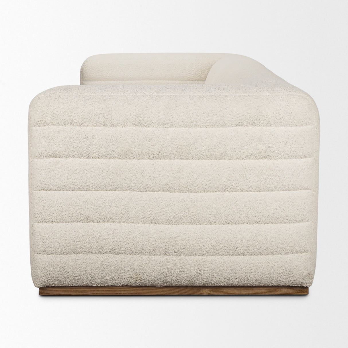 Ricciardo Cream Boucle 3-Seater Sofa from Mercana - Luna Furniture