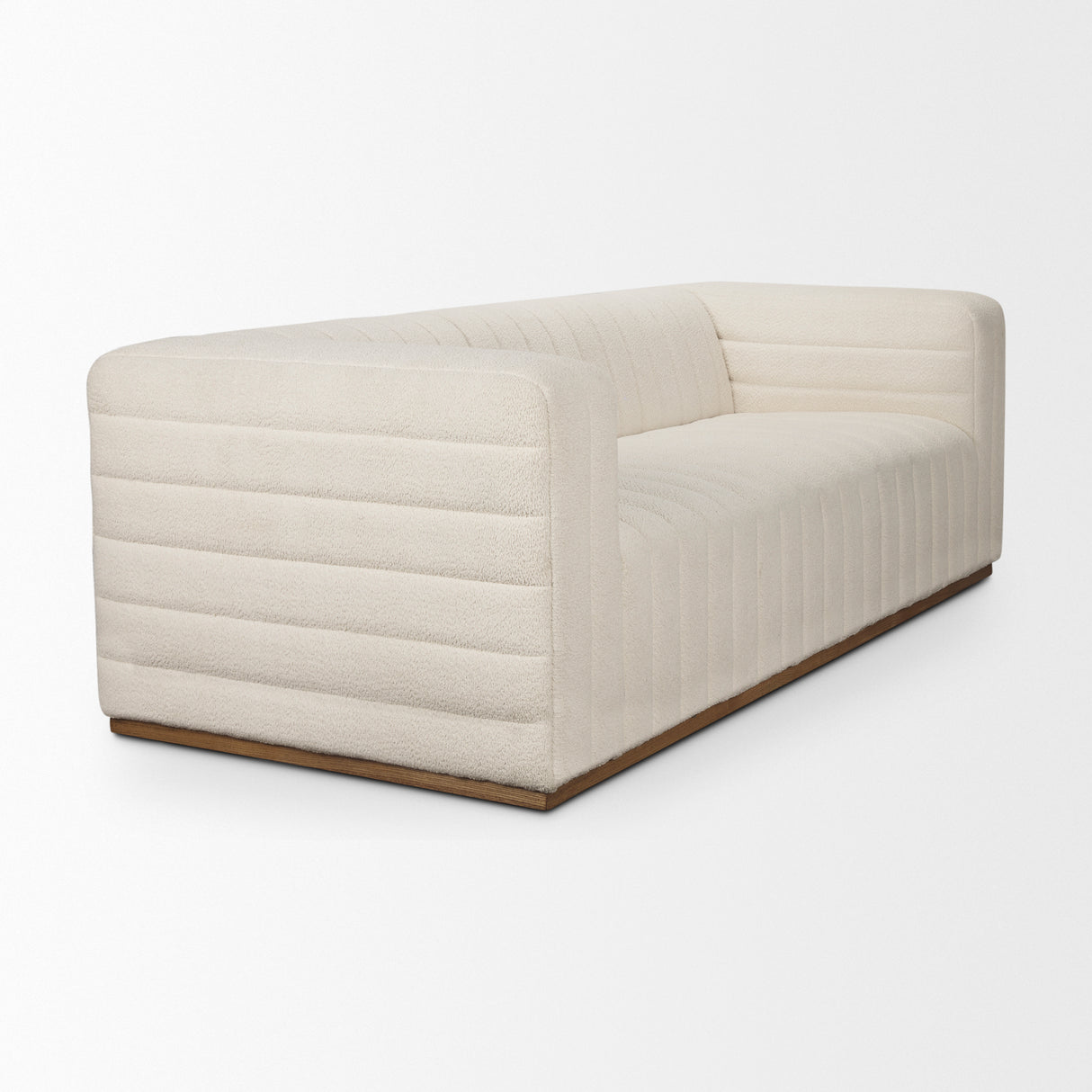 Ricciardo Cream Boucle 3-Seater Sofa from Mercana - Luna Furniture