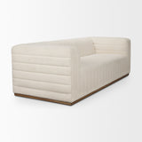 Ricciardo Cream Boucle 3-Seater Sofa from Mercana - Luna Furniture