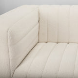 Ricciardo Cream Boucle 3-Seater Sofa from Mercana - Luna Furniture