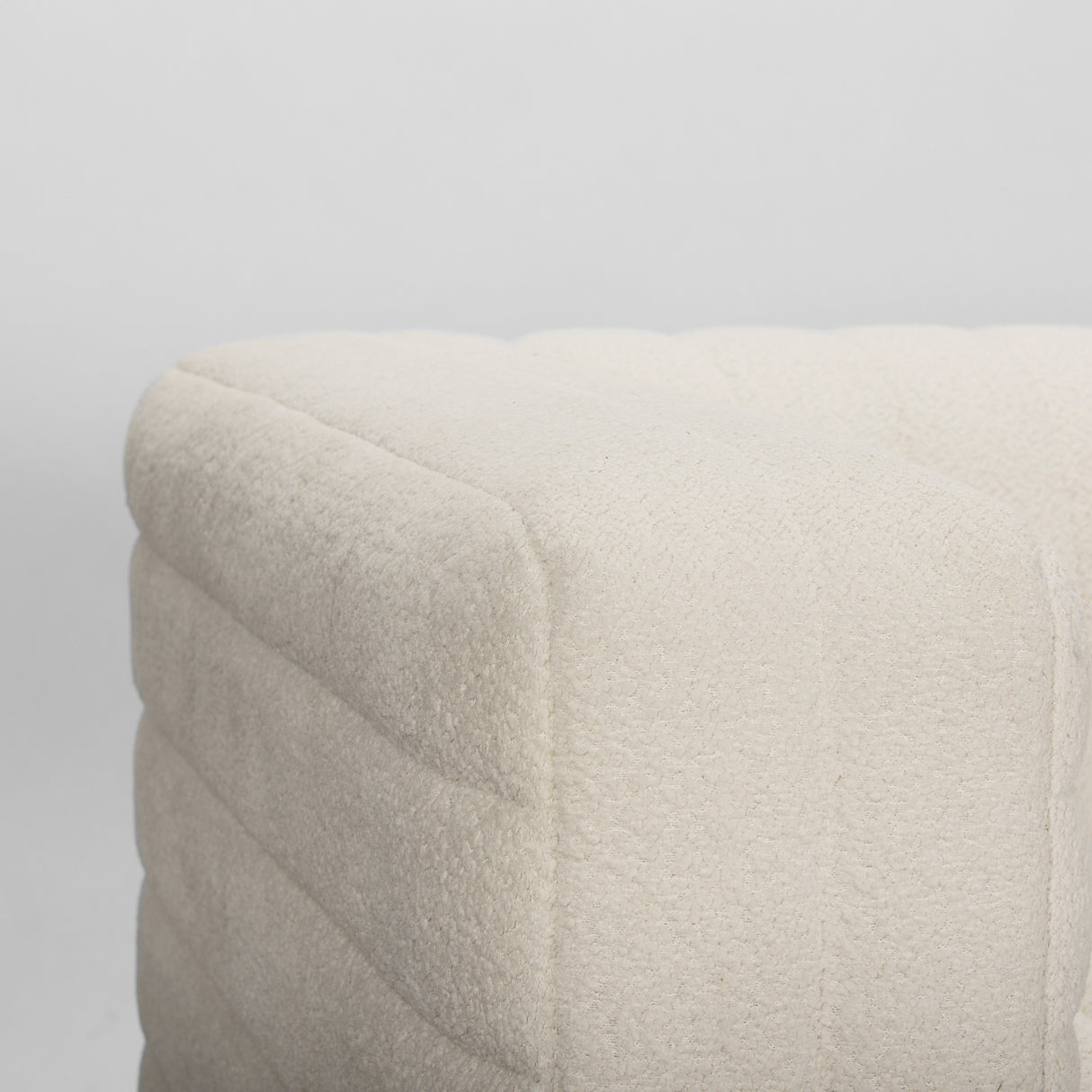 Ricciardo Cream Boucle 3-Seater Sofa from Mercana - Luna Furniture